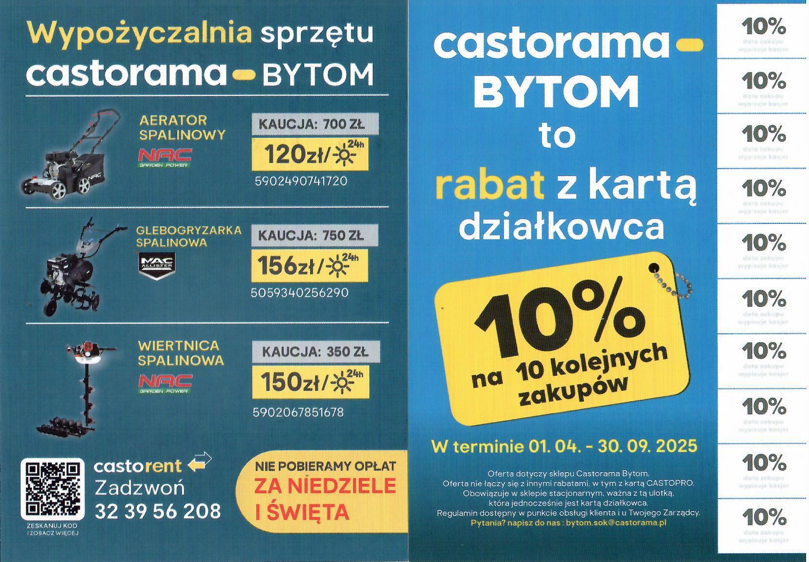 10% rabatu